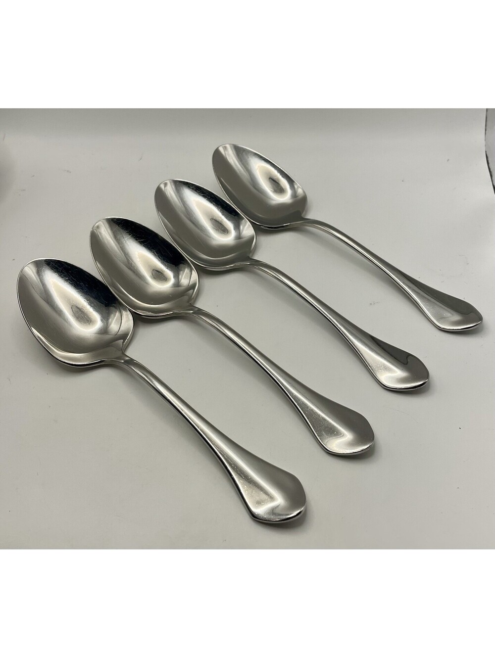 4- Oneida USA CAPELLO Stainless Place Oval Soup Spoon Lot ~ 7”